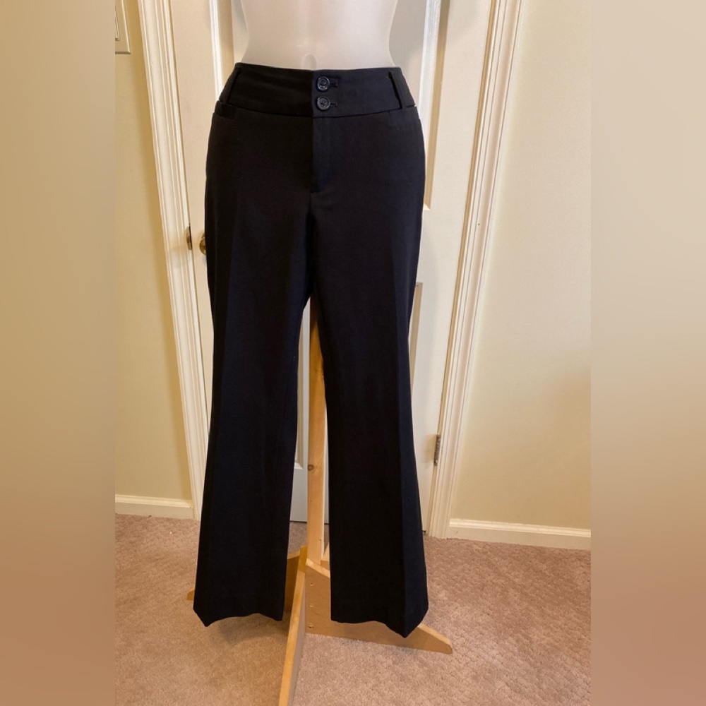 Banana Republic - Woman’s (Jackson) black stretch flare trousers, Size: 8
